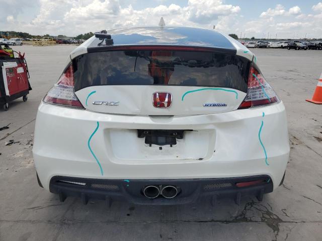 JHMZF1D64ES001348 - 2014 HONDA CR-Z EX WHITE photo 6