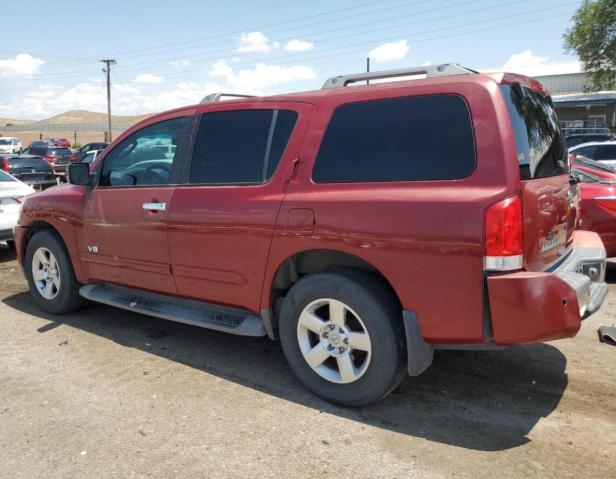 5N1BA08A17N708365 - 2007 NISSAN ARMADA SE MAROON photo 2