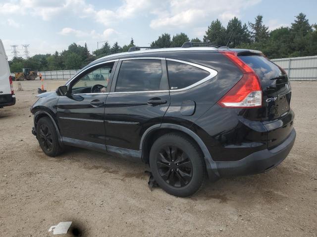 JHLRM4H71CC009011 - 2012 HONDA CR-V EXL BLACK photo 2