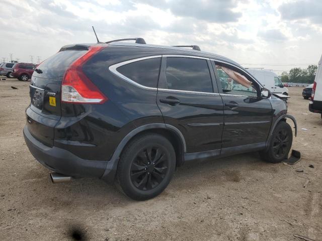 JHLRM4H71CC009011 - 2012 HONDA CR-V EXL BLACK photo 3