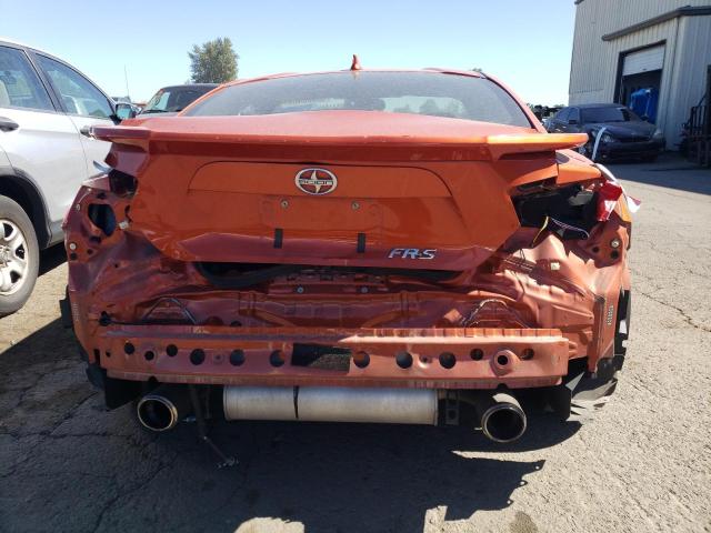 JF1ZNAA18F8708373 - 2015 TOYOTA SCION FR-S ORANGE photo 6