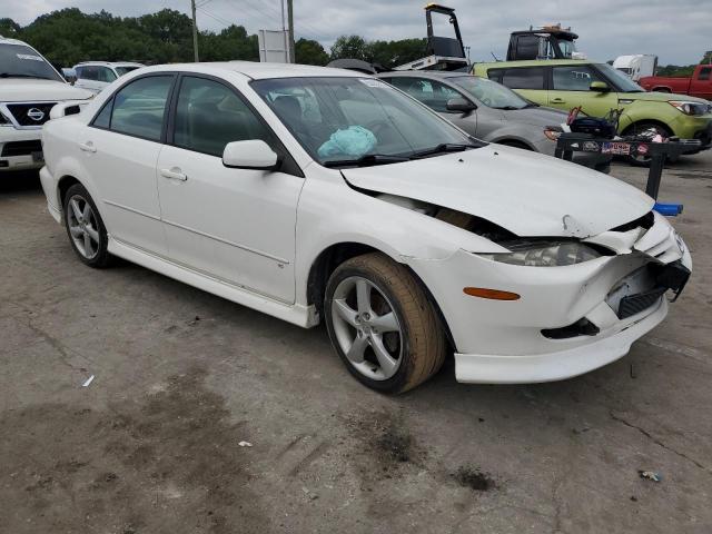 1YVFP80D445N39019 - 2004 MAZDA 6 S WHITE photo 4