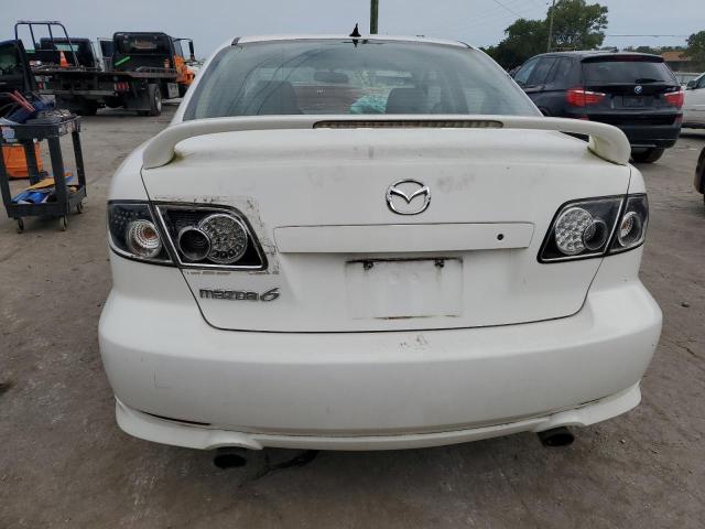 1YVFP80D445N39019 - 2004 MAZDA 6 S WHITE photo 6