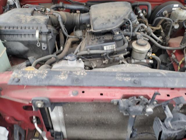 5TETX22NX9Z632725 - 2009 TOYOTA TACOMA ACCESS CAB წითელი ფოტო 11