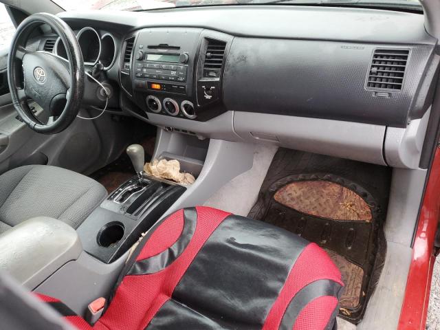 5TETX22NX9Z632725 - 2009 TOYOTA TACOMA ACCESS CAB წითელი ფოტო 8