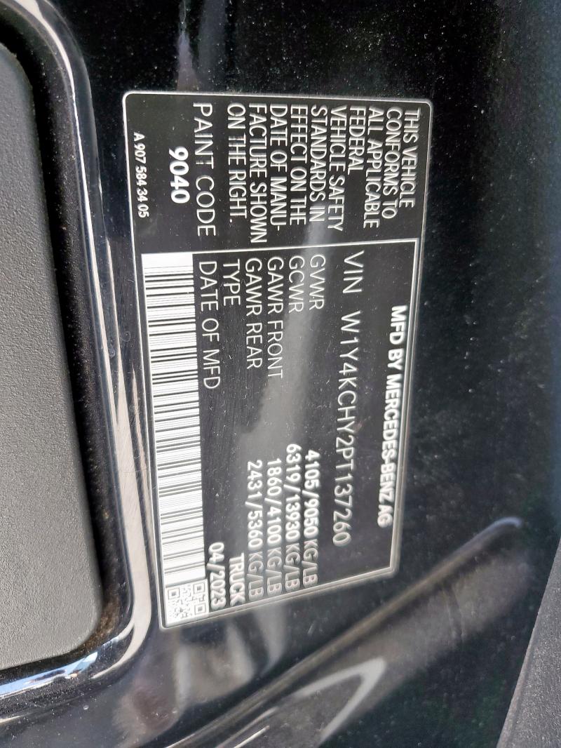 W1Y4KCHY2PT137260 - 2023 MERCEDES-BENZ SPRINTER 2500 Qara foto 13