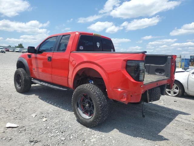 1FTEX1R60CFB22776 - 2012 FORD F150 SVT RAPTOR RED photo 2