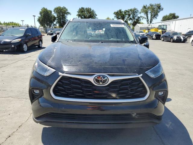 5TDHZRAH0NS551101 - 2022 TOYOTA HIGHLANDER XLE BLACK photo 5