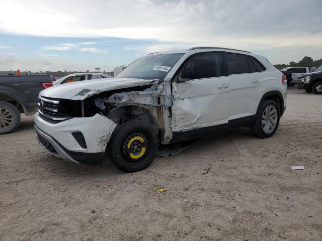 1V2JE2CA2MC240935 - 2021 VOLKSWAGEN ATLAS CROS SE Белый фото 1