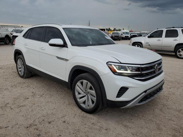 1V2JE2CA2MC240935 - 2021 VOLKSWAGEN ATLAS CROS SE Белый фото 4