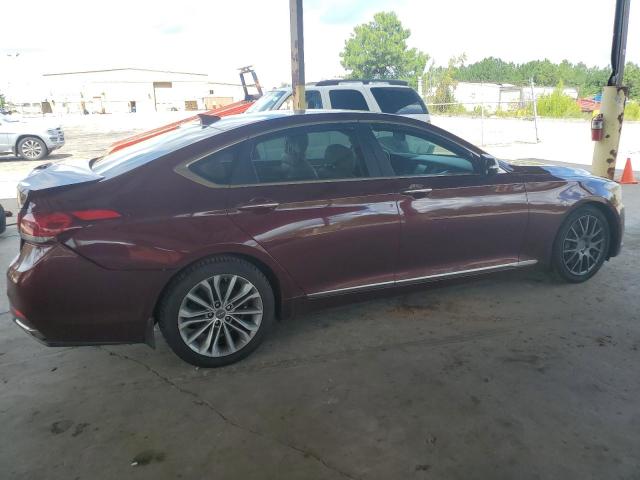 KMHGN4JE9FU100497 - 2015 HYUNDAI GENESIS 3.8L MAROON photo 3