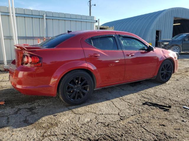 1C3CDZABXEN182827 - 2014 DODGE AVENGER SE RED photo 3