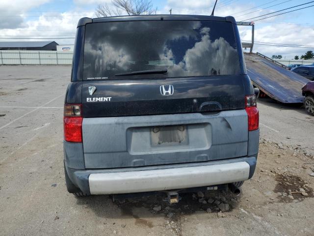 5J6YH28625L027717 - 2005 HONDA ELEMENT EX BLACK photo 6