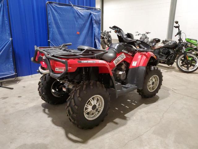 3JBEPHN13BJ000323 - 2011 CAN-AM OUTLANDER 800R XT RED photo 4