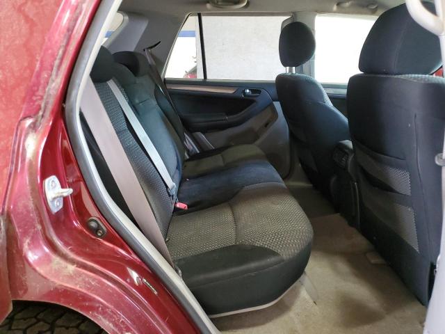 JTEBT14R268034641 - 2006 TOYOTA 4RUNNER SR5 勃艮第红 照片 11