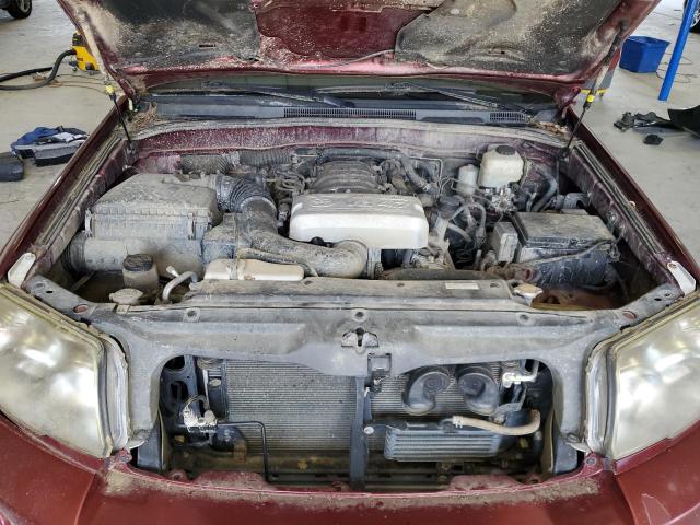JTEBT14R268034641 - 2006 TOYOTA 4RUNNER SR5 勃艮第红 照片 12