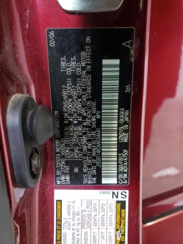 JTEBT14R268034641 - 2006 TOYOTA 4RUNNER SR5 勃艮第红 照片 13