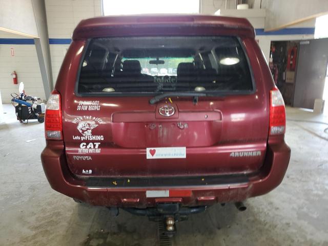 JTEBT14R268034641 - 2006 TOYOTA 4RUNNER SR5 勃艮第红 照片 6