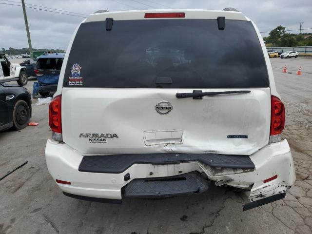 5N1BA0ND8FN612892 - 2015 NISSAN ARMADA SV WHITE photo 6