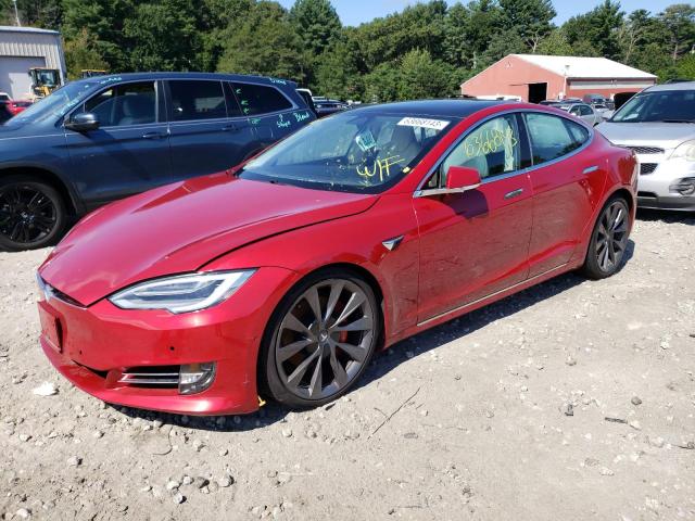 5YJSA1E48KF332022 - 2019 TESLA MODEL S Կարմիր լուսանկար 1