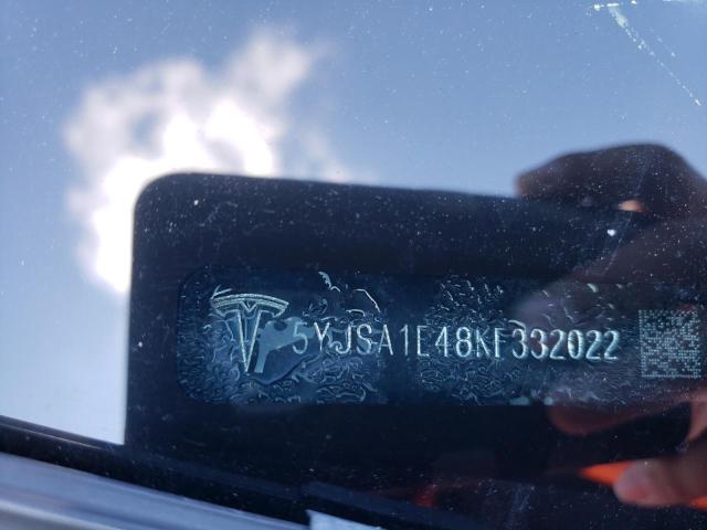 5YJSA1E48KF332022 - 2019 TESLA MODEL S Կարմիր լուսանկար 12