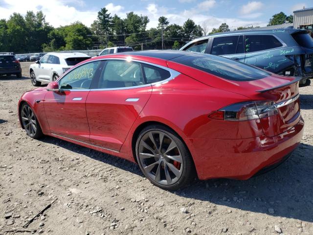 5YJSA1E48KF332022 - 2019 TESLA MODEL S Կարմիր լուսանկար 2