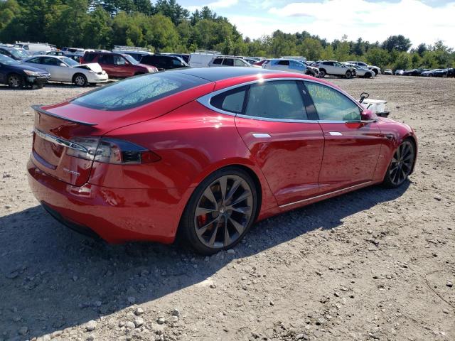 5YJSA1E48KF332022 - 2019 TESLA MODEL S Կարմիր լուսանկար 3