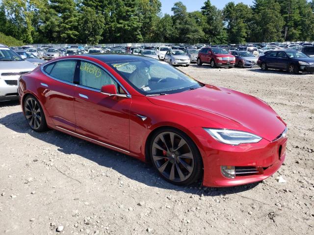 5YJSA1E48KF332022 - 2019 TESLA MODEL S Կարմիր լուսանկար 4