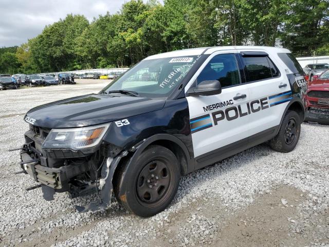 1FM5K8AR1JGB47637 - 2018 FORD EXPLORER POLICE INTERCEPTOR 双色 照片 1