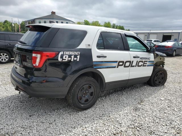 1FM5K8AR1JGB47637 - 2018 FORD EXPLORER POLICE INTERCEPTOR 双色 照片 3