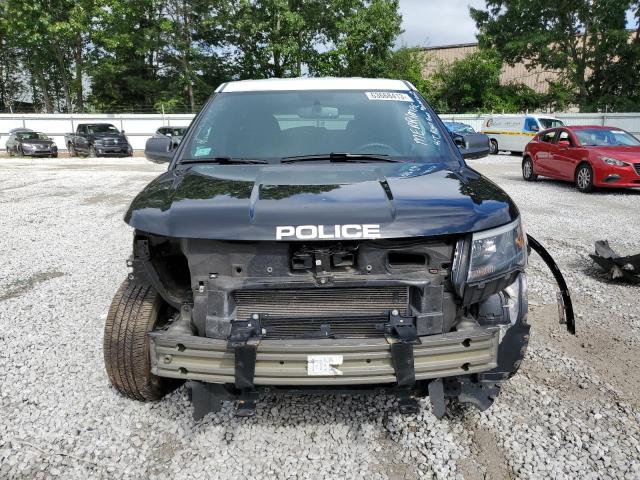 1FM5K8AR1JGB47637 - 2018 FORD EXPLORER POLICE INTERCEPTOR 双色 照片 5
