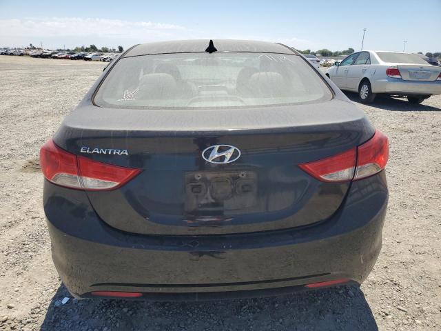 5NPDH4AE2BH038282 - 2011 HYUNDAI ELANTRA GLS BLACK photo 6