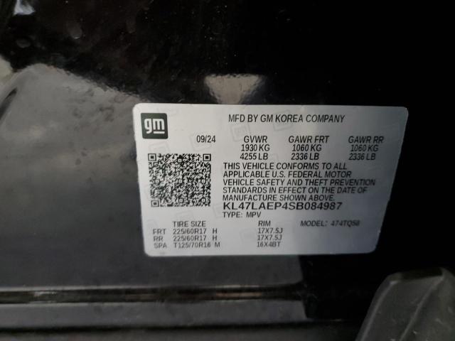 KL47LAEP4SB084987 - 2025 BUICK ENVISTA PREFERRED BLACK photo 13