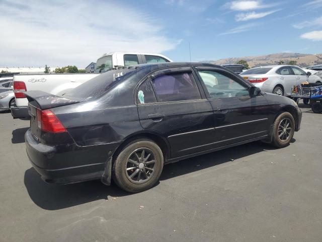 2HGES16365H614157 - 2005 HONDA CIVIC DX VP Սև լուսանկար 3