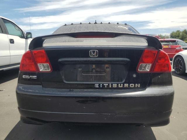 2HGES16365H614157 - 2005 HONDA CIVIC DX VP Սև լուսանկար 6