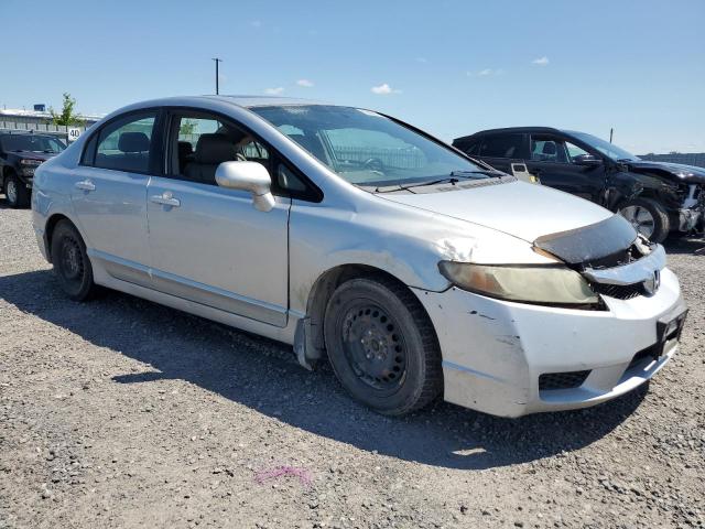 2HGFA15069H008572 - 2009 HONDA CIVIC EXL SILVER photo 4