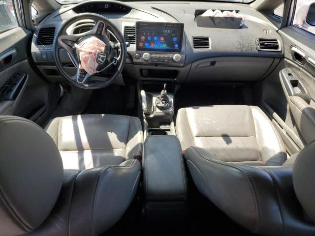 2HGFA15069H008572 - 2009 HONDA CIVIC EXL SILVER photo 8