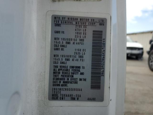 3N63M0ZN6GK695844 - 2016 CHEVROLET CITY EXPRE LT 白色 照片 13