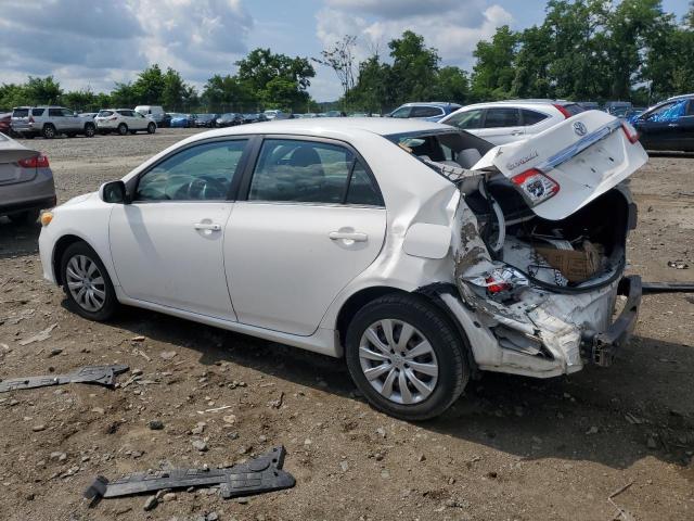 2T1BU4EE9DC966948 - 2013 TOYOTA COROLLA BASE Белый фото 2