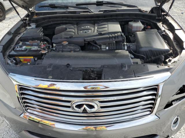 JN8AZ2NC3E9352666 - 2014 INFINITI QX80 GRAY photo 12