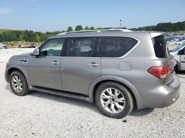JN8AZ2NC3E9352666 - 2014 INFINITI QX80 GRAY photo 2