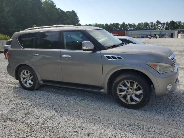JN8AZ2NC3E9352666 - 2014 INFINITI QX80 GRAY photo 4