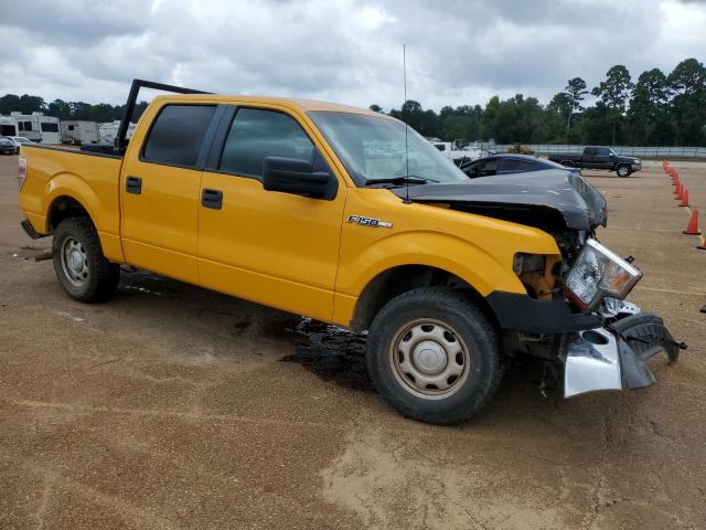 1FTFW1CV3AKB55119 - 2010 FORD F150 SUPERCREW YELLOW photo 4