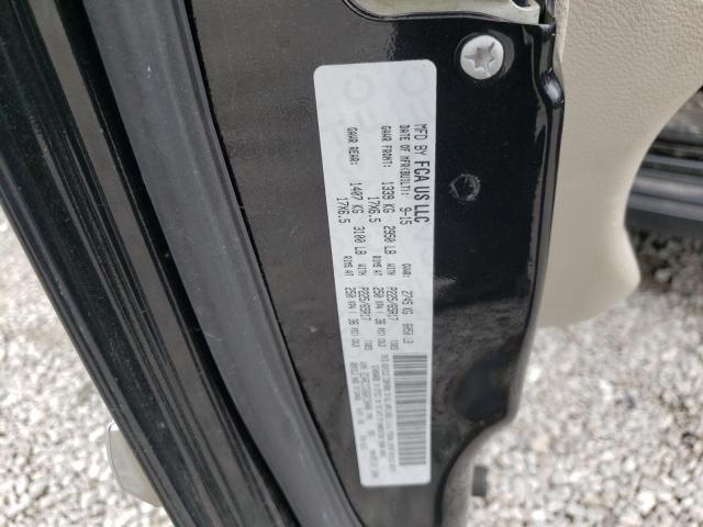 2C4RC1CG0GR150400 - 2016 CHRYSLER TOWN & COU TOURING L BLACK photo 13