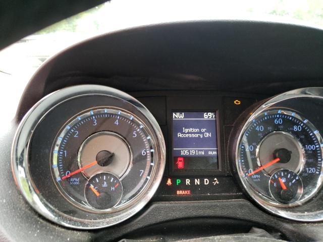 2C4RC1CG0GR150400 - 2016 CHRYSLER TOWN & COU TOURING L BLACK photo 9