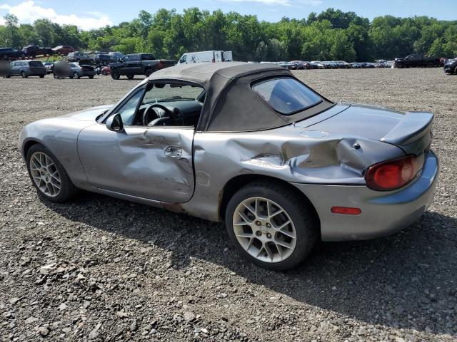 JM1NB353520224582 - 2002 MAZDA MX-5 MIATA BASE SILVER photo 2