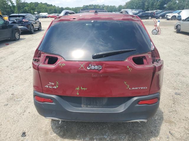 1C4PJMDB1GW151595 - 2016 JEEP CHEROKEE LIMITED RED photo 6