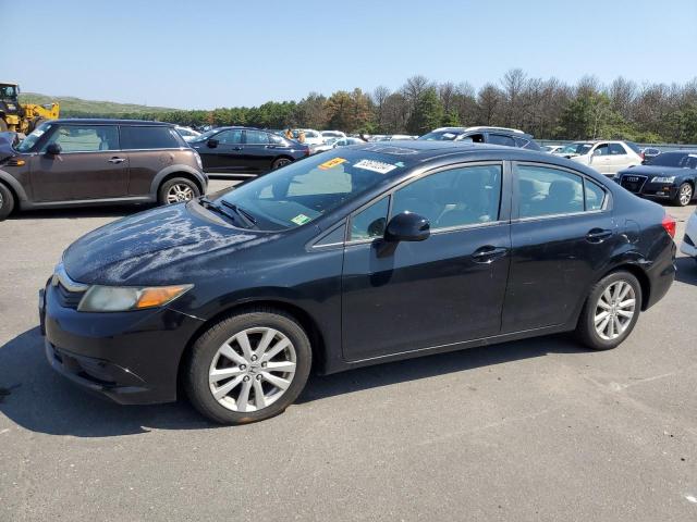 2HGFB2F98CH518302 - 2012 HONDA CIVIC EXL შავი ფოტო 1