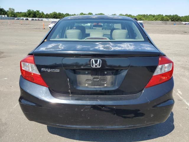 2HGFB2F98CH518302 - 2012 HONDA CIVIC EXL შავი ფოტო 6