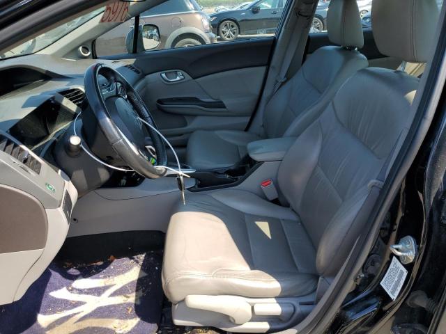 2HGFB2F98CH518302 - 2012 HONDA CIVIC EXL შავი ფოტო 7